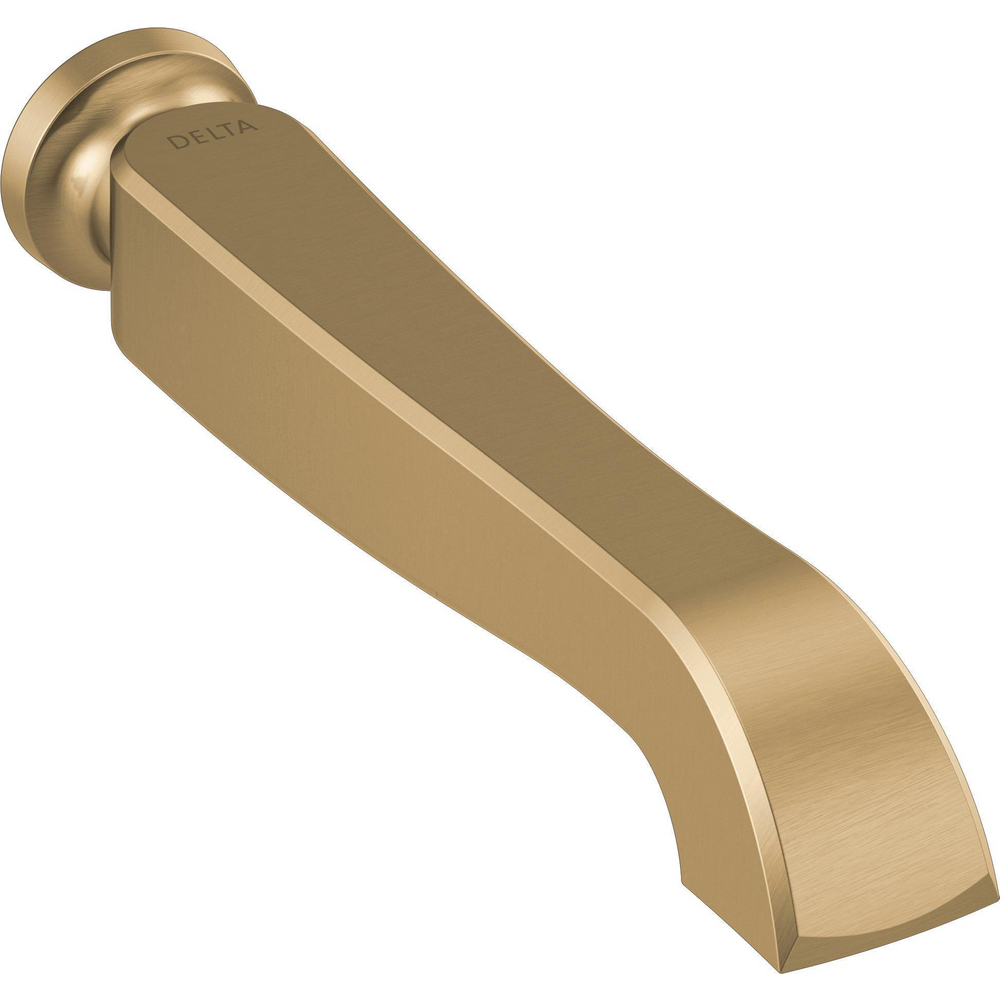 Delta T5756-CZLHP-WL Dorval Wall Mount Tub Filler Less Handles Champagne Bronze