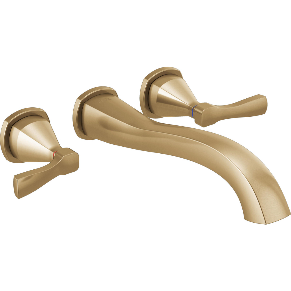 Delta T5776-CZWL Stryke Wall Mounted Tub Filler Trim Champagne Bronze
