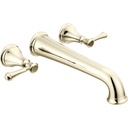 Delta T5797-PNWL Cassidy Wall Mount Tub Filler Trim Polished Nickel