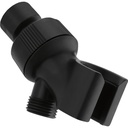 Delta U3401-BL-PK Universal Adjustable Shower Arm Mount Matte Black