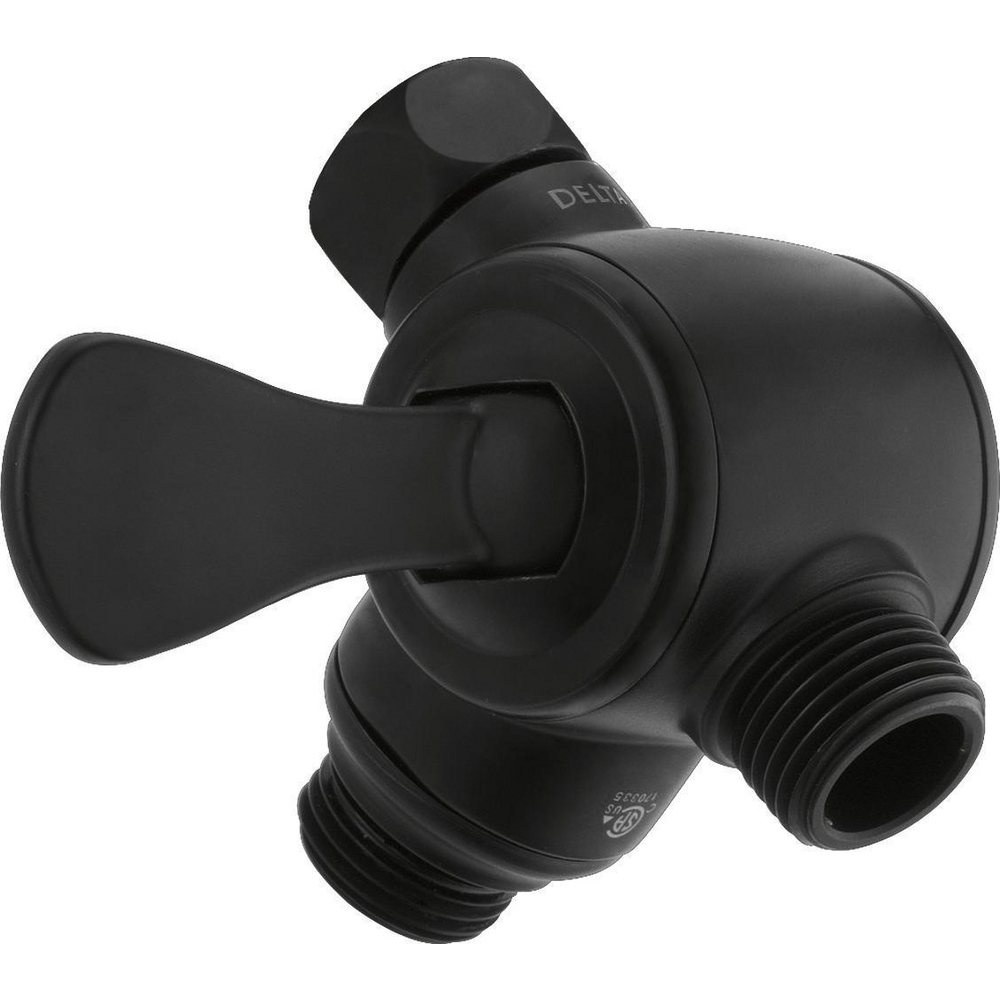 Delta U4929-BL-PK Universal 3-Way Shower Arm Diverter For Handshower Matte Black