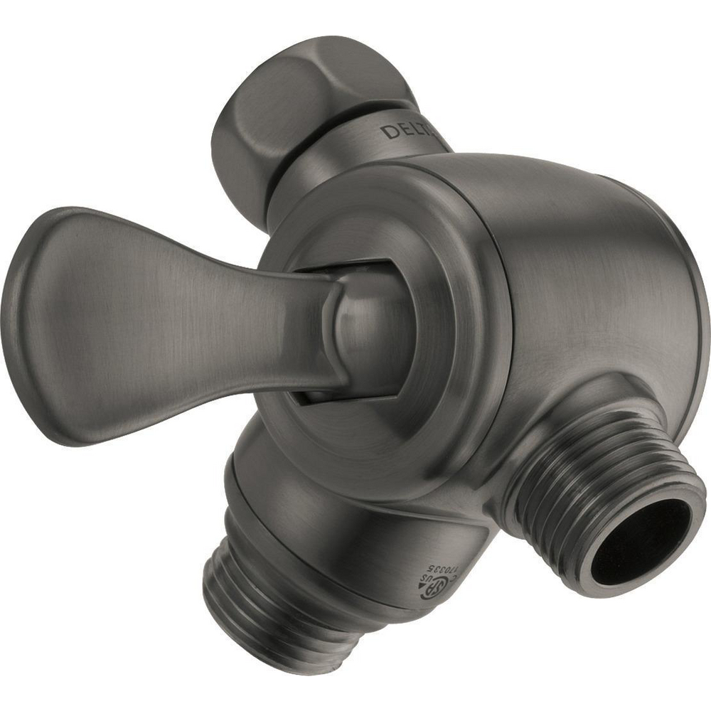 Delta U4929-KS-PK Universal 3-Way Shower Arm Diverter For Handshower Black Stainless