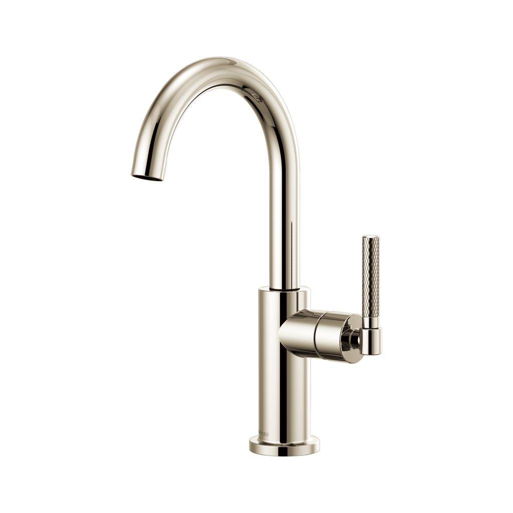 Brizo 61043LF-PN Litze Arc Spout Bar Faucet Polished Nickel