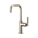 Brizo 61053LF-PN Litze Square Spout Bar Faucet Polished Nickel