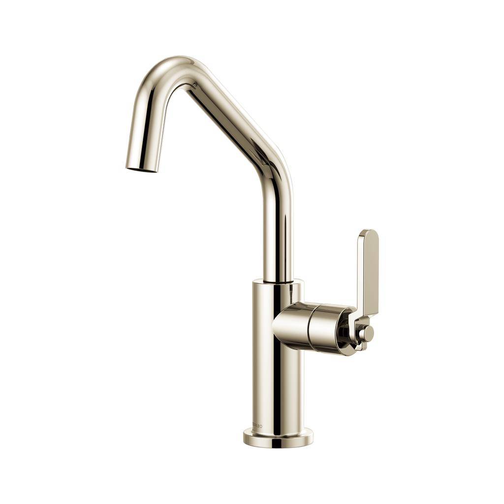Brizo 61064LF-PN Litze Angled Spout Bar Faucet Polished Nickel