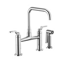 Brizo 62554LF-PC Litze Bridge Faucet Square Spout Chrome