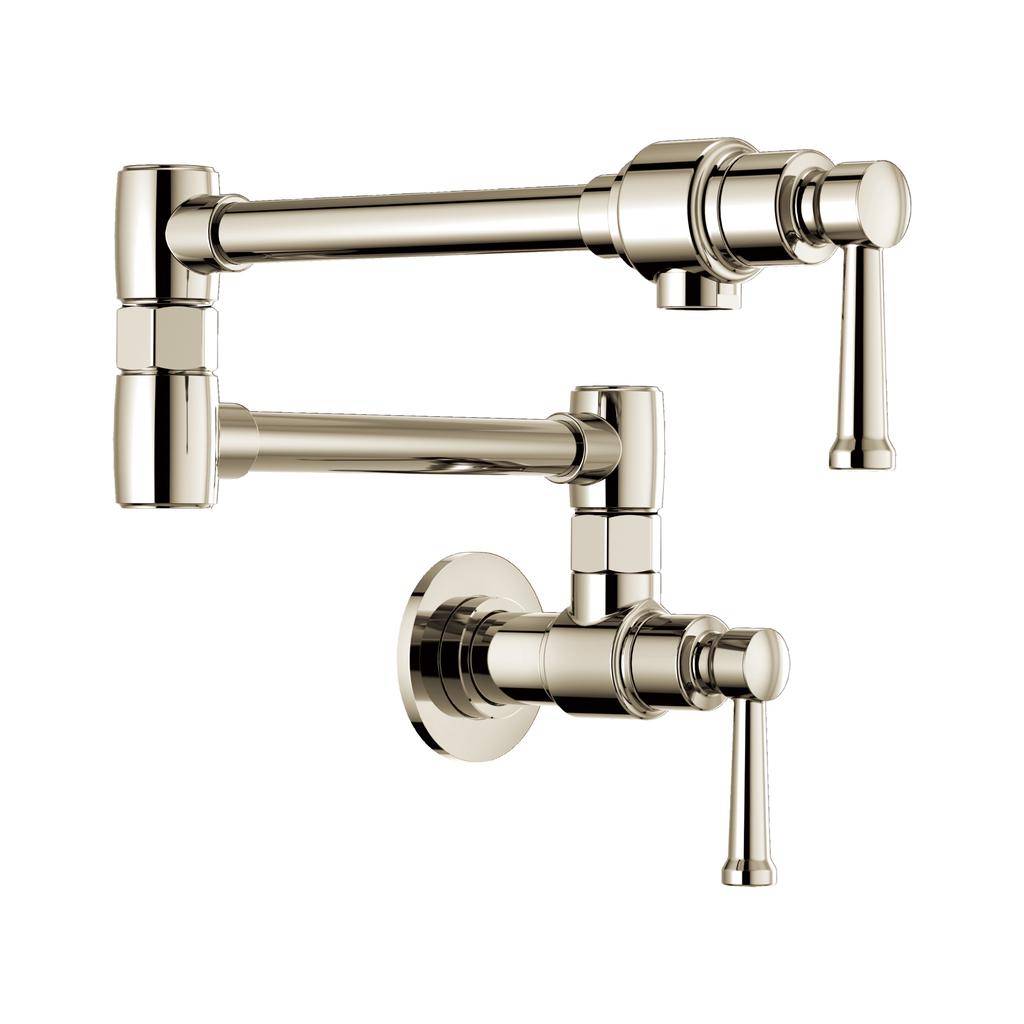 Brizo 62825LF-PN Artesso Wall Mount Pot Filler Polished Nickel