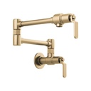 Brizo 62844LF-GL Litze Wall Mounted Pot Filler Luxe Gold