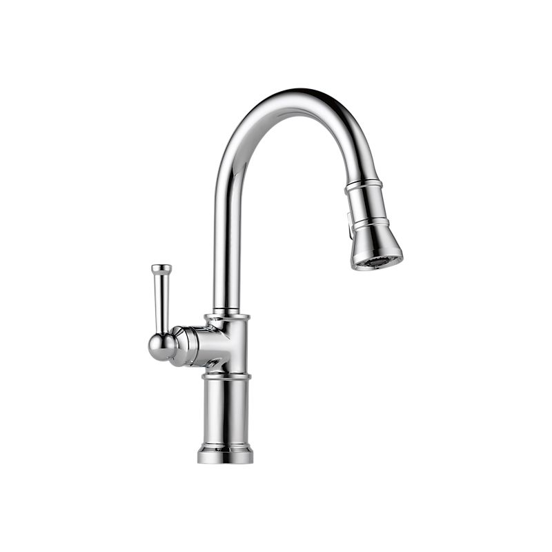 Brizo 63025LF-PC Artesso Single Handle Pull-Down Kitchen Faucet