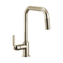 Brizo 63054LF-PN Litze Pull Down Square Spout Faucet Polished Nickel