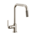 Brizo 63054LF-SS Litze Pull Down Square Spout Faucet Stainless