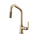Brizo 63064LF Litze Pull Down Angled Spout Kitchen Faucet Luxe Gold