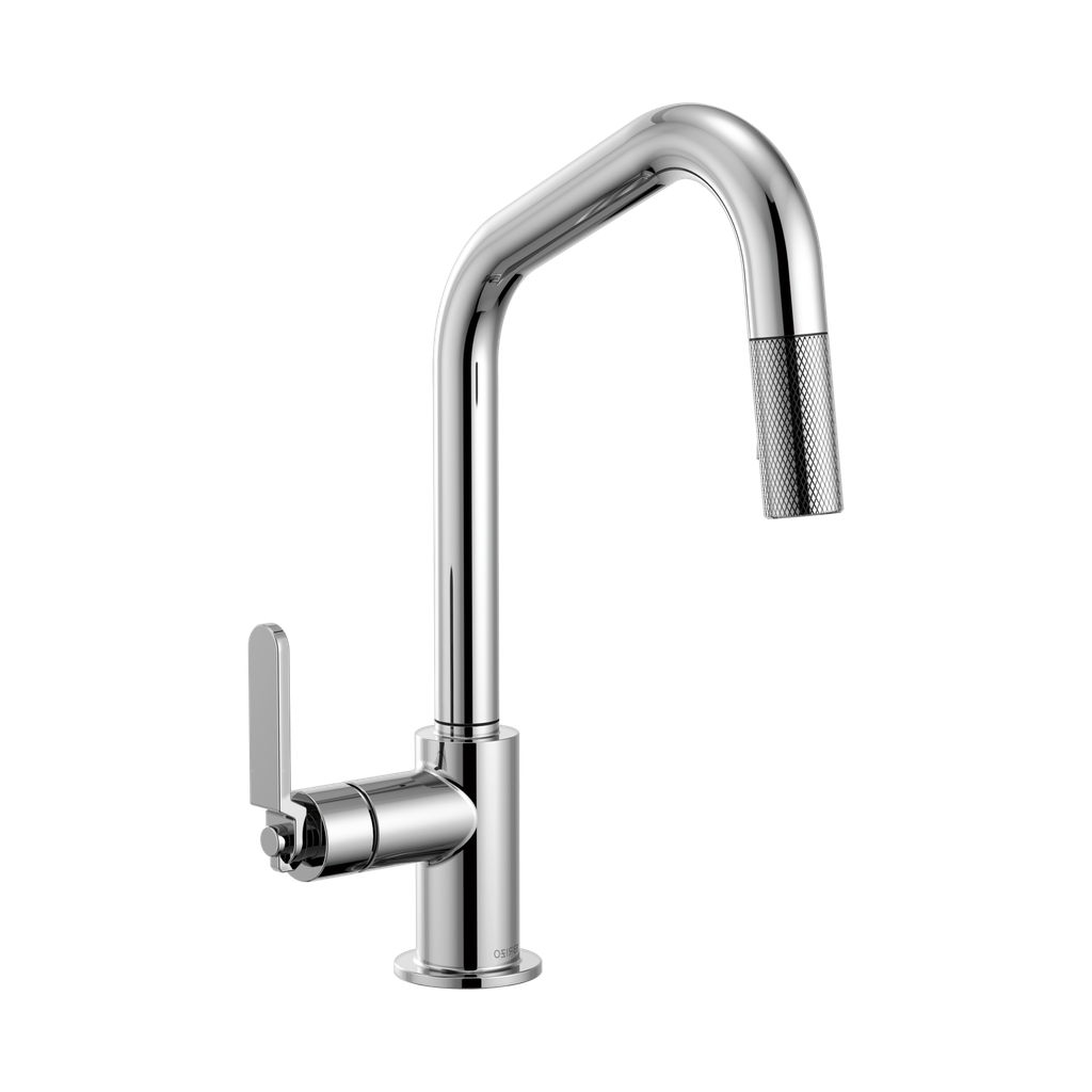 Brizo 63064LF-PC Litze Pull Down Angled Spout Kitchen Faucet Chrome