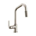 Brizo 63064LF-SS Litze Pull Down Angled Spout Kitchen Faucet Stainless