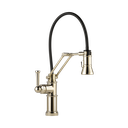 Brizo 63225LF-PN ARTESSO Single Handle Articulating Kitchen Faucet