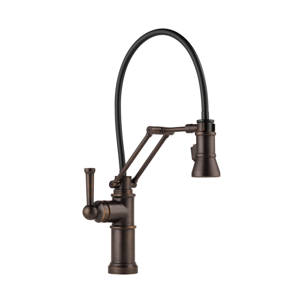Brizo 63225LF-RB ARTESSO Single Handle Articulating Kitchen Faucet