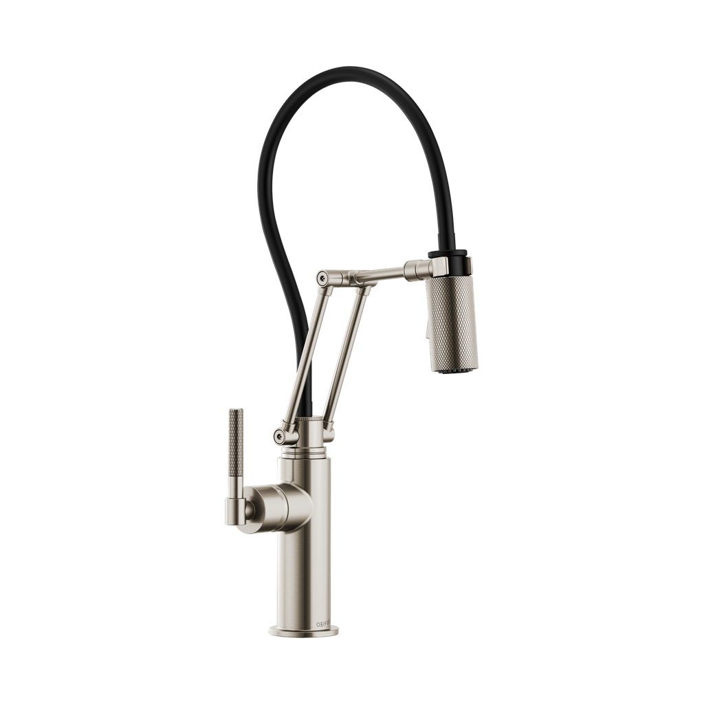 Brizo 63243LF-SS Litze Articulating Knurled Handle Faucet Stainless