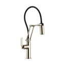 Brizo 63244LF-PN Litze Articulating Kitchen Faucet Polished Nickel