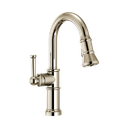 Brizo 63925LF-PN Artesso Pull Down Prep Faucet Polished Nickel