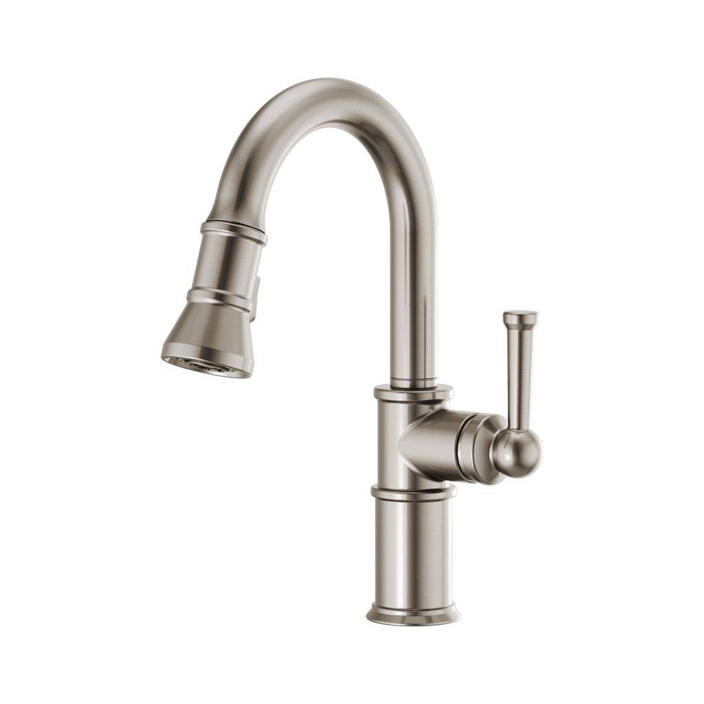 Brizo 63925LF Artesso Pull Down Prep Faucet Stainless