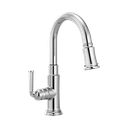 Brizo 63974LF-PC Rook Single Handle Pull Down Prep Kitchen Faucet Chrome