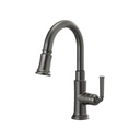 Brizo 63974LF Rook Single Handle Pull Down Prep Kitchen Faucet Luxe Steel