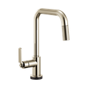 Brizo 64054LF-PN Litze Smart Touch Pull Down Square Spout Faucet Polished Nickel