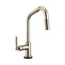 Brizo 64063LF-PN Litze Smart Touch Pull Down Angled Spout Faucet Polished Nickel