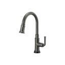 Brizo 64074LF Rook Pull Down Kitchen Faucet With Smart Touch Luxe Steel