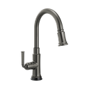 Brizo 64074LF-SL Rook Pull Down Kitchen Faucet With Smart Touch Luxe Steel