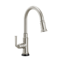 Brizo 64074LF-SS Rook Pull Down Kitchen Faucet With Smart Touch Stainless