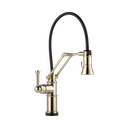 Brizo 64225LF-PN Artesso Smart Touch Articulating Kitchen Faucet Polished Nickel