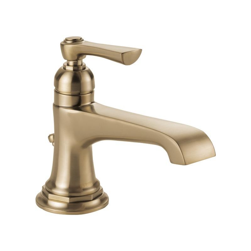 Brizo 65060LF-GL Rook Single Handle Single Hole Lavatory Faucet Luxe Gold