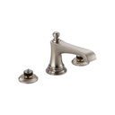 Brizo 65360LF-NKLHP Rook Widespread Lavatory Faucet Less Handles Luxe Nickel