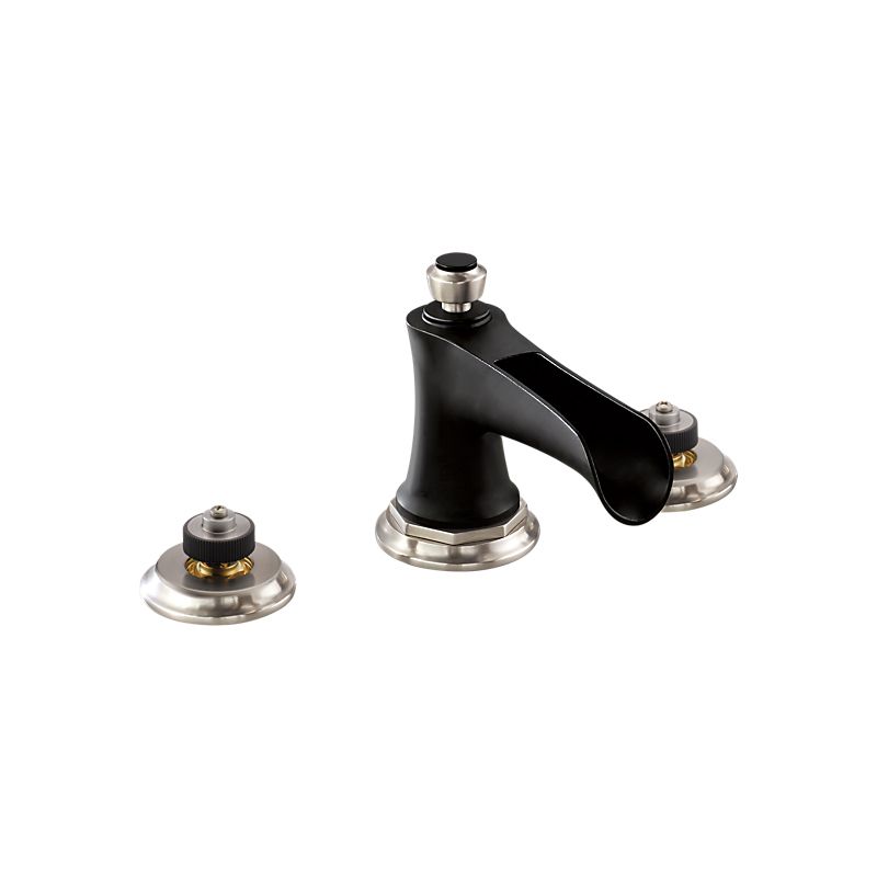 Brizo 65361LF-NKBLLHP Rook Widespread Lavatory Faucet Less Handles