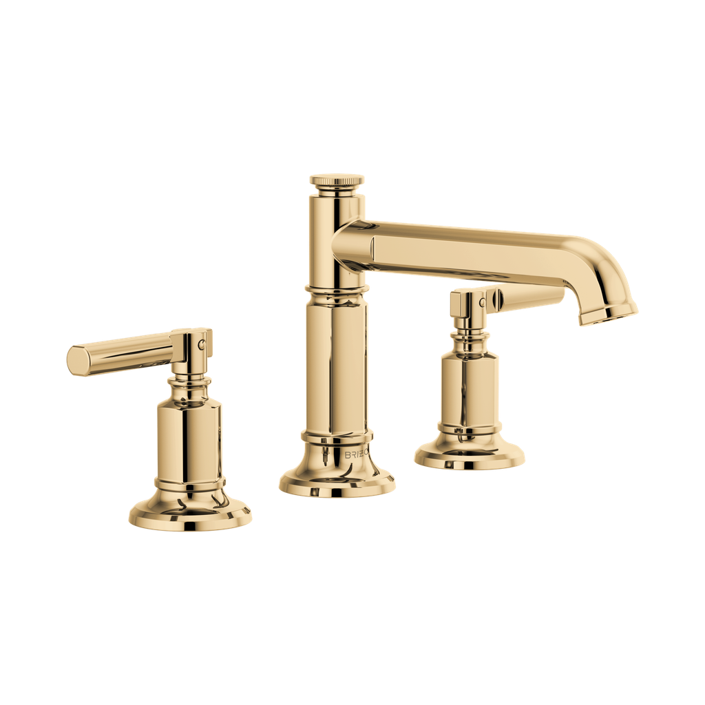 Brizo 65377LF-PGLHP-ECO Invari Widespread Lavatory Faucet Less Handles Polished Gold