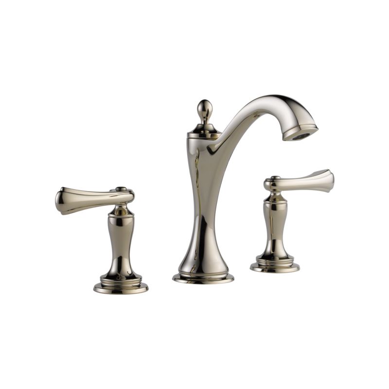 Brizo 65385LF-PNLHP Charlotte Widespread Lavatory Faucet Less Handles Polished Nickel