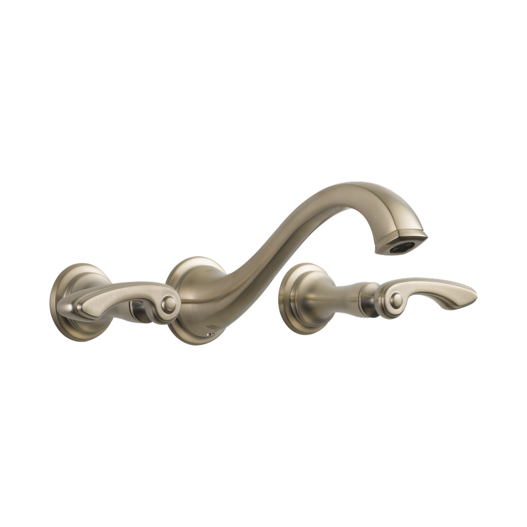 Brizo 65885LF-BNLHP Charlotte Wall Mount Lavatory Faucet Less Handles Brushed Nickel
