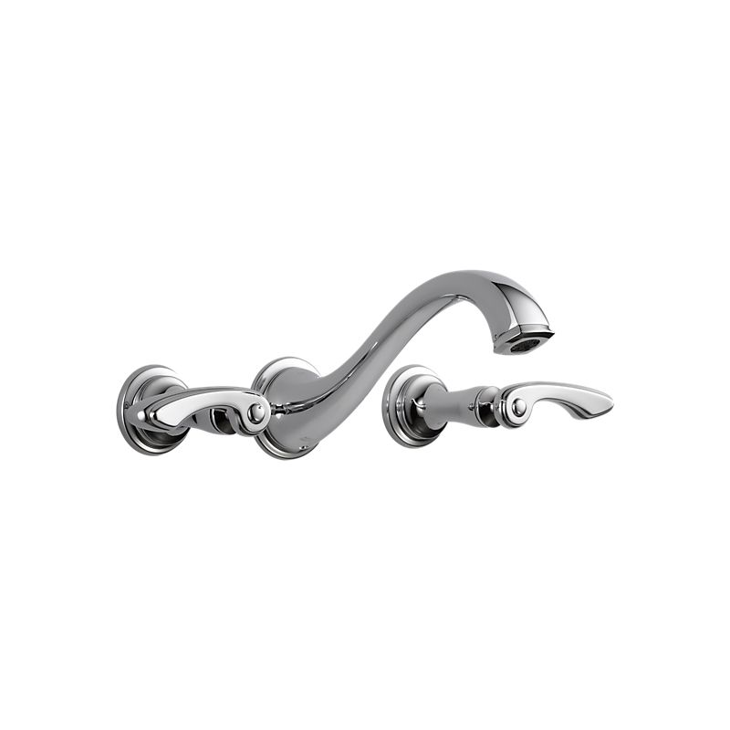 Brizo 65885LF-PCLHP Charlotte Wall Mount Lavatory Faucet Less Handles