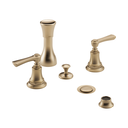 Brizo 68460-GLLHP Rook Widespread Bidet Less Handles Brilliance Luxe Gold