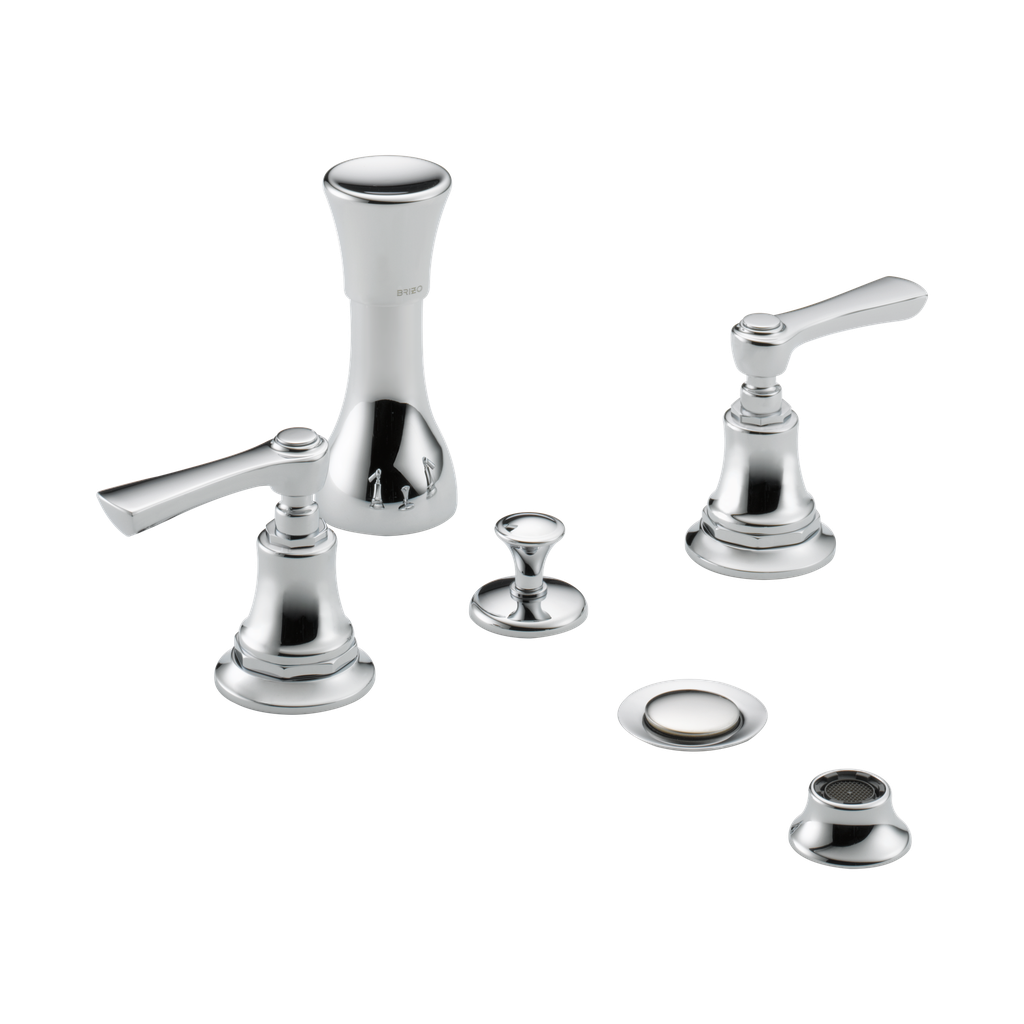 Brizo 68460-PCLHP Rook Widespread Bidet Less Handles Polished Chrome