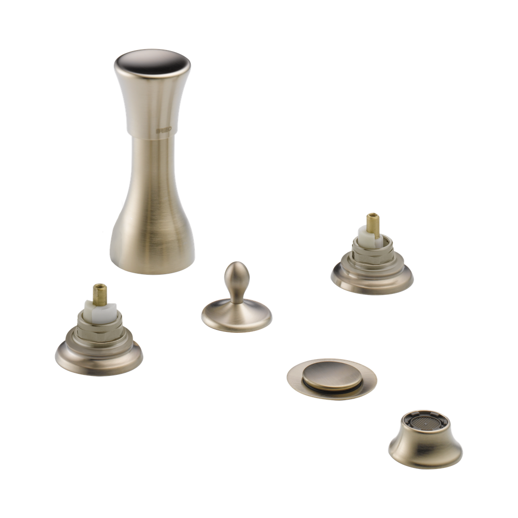 Brizo 68485-BNLHP Charlotte Mount Bidet Faucet Less Handles Brilliance Brushed Nickel