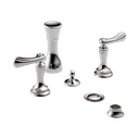 Brizo 68485-PCLHP Charlotte Mount Bidet Faucet Less Handles Polished Chrome