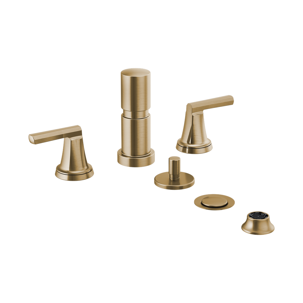 Brizo 68498-GLLHP Levoir Bidet Faucet Brilliance Luxe Gold