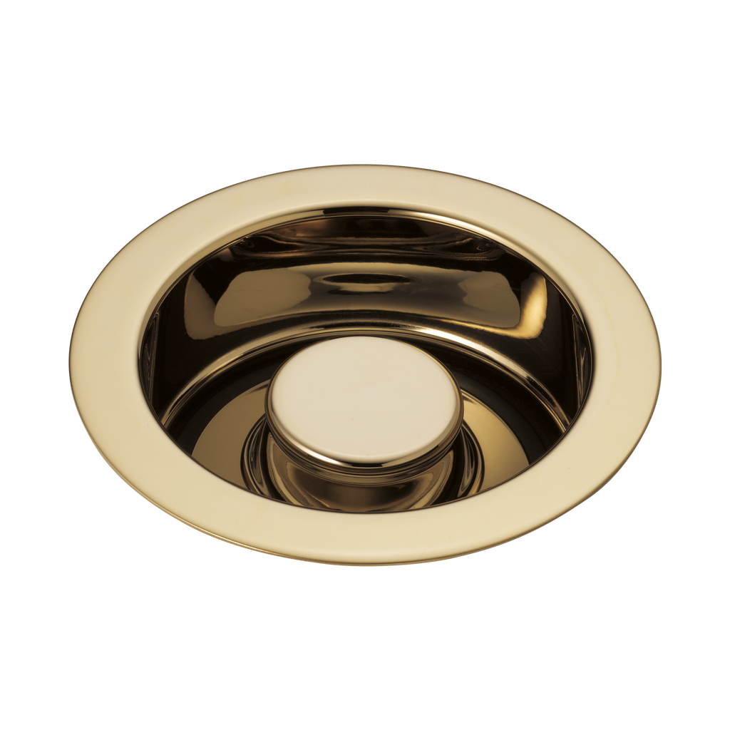 Brizo 69070-PG Kitchen Disposal and Flange Stopper Brilliance Polished Gold