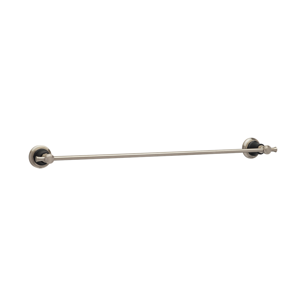 Brizo 692461-NKBL Rook 24" Towel Bar Matte Black Brilliance Luxe Nickel