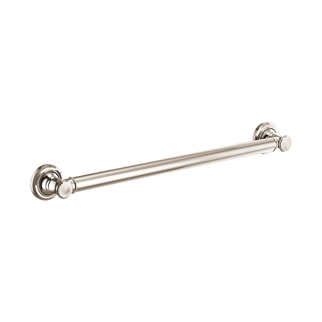 Brizo 69310-PN Traditional 24" Classic Grab Bar Brilliance Polished Nickel