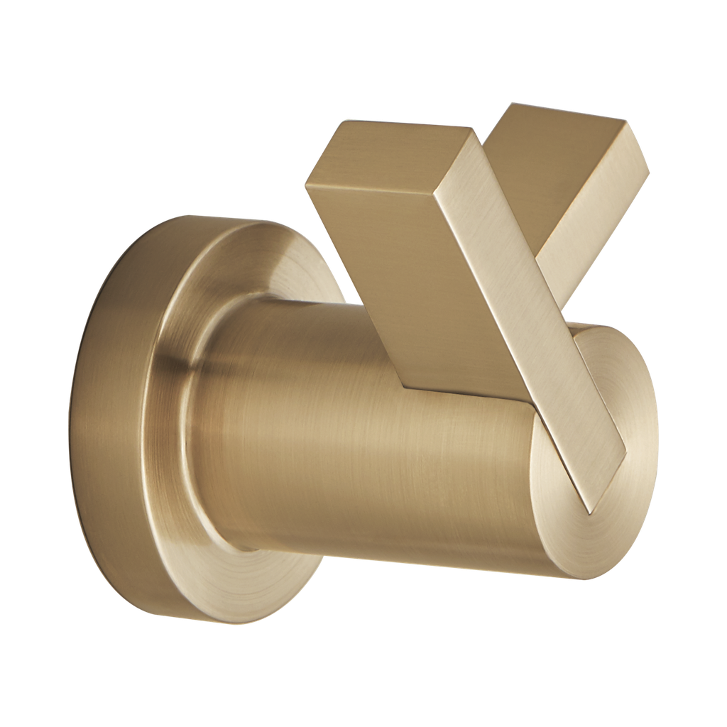 Brizo 693535-GL Litze Double Robe Hook Brilliance Luxe Gold