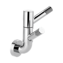 Brizo 693537-PC Litze Rotating Double Robe Hook With Knurling Polished Chrome