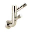 Brizo 693537-PN Litze Rotating Double Robe Hook With Knurling Brilliance Polished Nickel